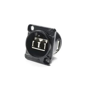 D型连接器LC母对母光纤贴片双工单模耦合器插座