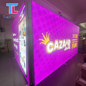 Logotipo de marco de aluminio Feria comercial de marca SEG Caja de luz Soporte de cabina retroiluminado Exhibición de exhibición Vogue Publicidad Cabinas de feria comercial - Product Image 3