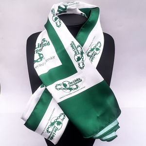 Customized Size and <strong>Pattern</strong> Available Premium Quality Polyester <strong>Material</strong> the Links Incorporated Symbol <strong>Design</strong> 1946 Lady Scarf - Product Image 2