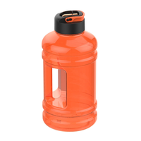 Bouteille d'eau de sport grande capacité sans BPA, anti-fuite, avec poignée et bec rabattable pour la salle de sport et l'extérieur