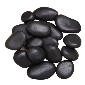 Black river pebbles Landscaping garden Pebble Stone