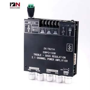 Módulo Amplificador IBN Wholesale 2026 Nuevo <span class=keywords><strong>de</strong></span> 2.1 Canales BT <span class=keywords><strong>5.1</strong></span> con DAC USB <span class=keywords><strong>para</strong></span> Mejorar Proyectos <span class=keywords><strong>de</strong></span> Audio DIY <span class=keywords><strong>para</strong></span> Escritorio y Altavoces <span class=keywords><strong>de</strong></span> <span class=keywords><strong>PC</strong></span> - Product Image 1