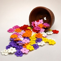3742 Mini Briques Plantes Fleurs Petites Particules Blocs de Construction Accessoires Plaque Ronde 1*1 avec 6 Pétales Jouet de Construction en Plastique