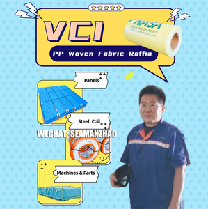 VCI PP Dệt Vải Phim Mềm Bảo Vệ Gia Cố Cán Cho Cuộn Dây Thép Không Gỉ/Dải Bọc - Product Image 4