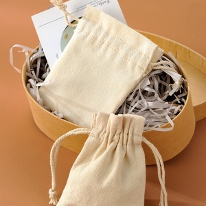 Sac à cordon en coton personnalisé, sac cadeau en coton biologique, emballage pour bijoux, sac de rangement écologique, sac cadeau - Product Image 2