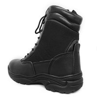 Sepatu Bot Taktis Pria Anti Air Kulit Sapi untuk Kerja, Keselamatan, Mendaki, Hiking, Kulit Asli, Sepatu Kerja Luar Ruangan
