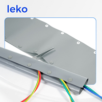 Kabelmanagement PVC-Knopfverschluss-Kabelbinder Mehrere Größen 12-150mm Wiederverwendbarer Industrieller Kabelschutz UL94-V0