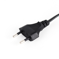 Câble d'alimentation avec interrupteur marche/arrêt, prise européenne, cordon d'alimentation EU pour rallonge, lampe, projecteur, radio