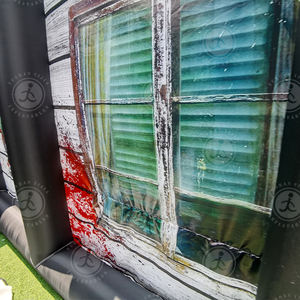 <span class=keywords><strong>2023</strong></span> juego de laberinto súper divertido grande al aire libre inflable castillo hinchable laberinto Halloween pintura en aerosol laberinto inflable embrujado - Product Image 6