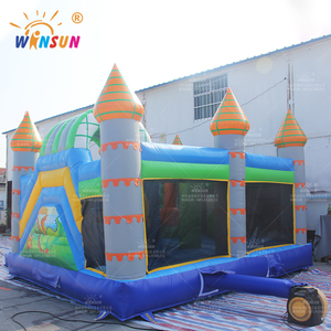Nuevo Diseño de Trampolín Inflable de Dinosaurio para Niños, Trampolín Inflable de PVC con Forma de Dinosaurio - Product Image 5