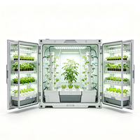 Ferme en conteneur maritime, serre en conteneur, agriculture verticale, système de culture hydroponique, ferme intelligente