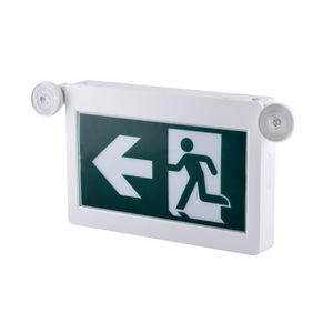 HONGMAO precio bajo batería potencia ABS Smd montado en la pared automático recargable doble cabeza punto 220V 110V Led luz de emergencia - Product Image 5