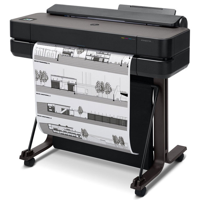 H P T630/T650 Engineering Plotter Printer 36-Inch A0 24-Inch A1 Large Format Color Inkjet Plotter Wireless Network Connection