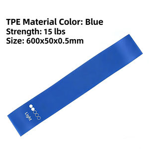 Ensemble de bandes de résistance TPE haute élasticité 100lbs avec logo personnalisé imprimé et sac en tissu pour l'entraînement, le yoga, la remise en forme, les exercices de hanche en gros - Product Image 5