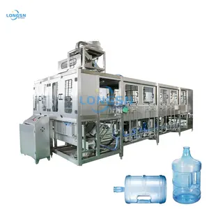 water packaging line automatic 3-5gallon barrel bottle drinking pure mineral water filling machine