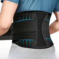 Ceinture de soutien lombaire en acier Nuosenlai pour l'exercice et le fitness - Course à pied, squats, amincissement de l'abdomen