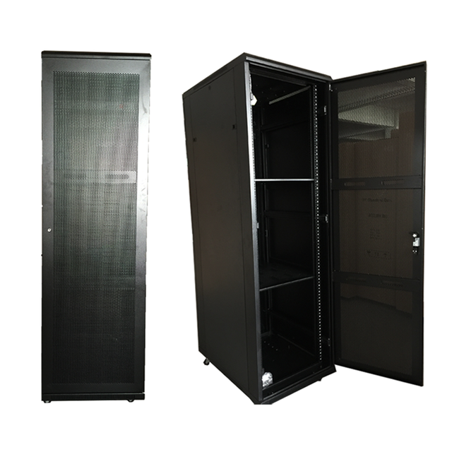 19 inch Server Rack Cabinet 18U 37U 42U for Data Center Black Metal Floor Standing Telco Network Cabinets