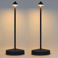 Lampe de table rechargeable sans fil pour chambre à coucher Lampe LED décorative Maison Lampes de chevet de luxe Restaurant Lampe de bureau sans fil à LED portable