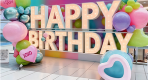 Lettere Luminose Giganti in Metallo LED da 3, 4, 5 Piedi per Decorazioni Matrimoniali ed Eventi - Product Image 2