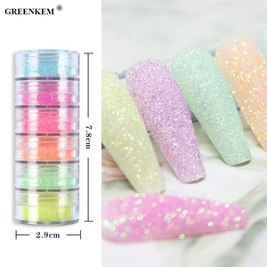 ชุดกลิตเตอร์ผง<span class=keywords><strong>แป้ง</strong></span>เคลือบเล็บผง<span class=keywords><strong>แป้ง</strong></span>โครเมี่ยมสำหรับตกแต่งเล็บ - Product Image 6