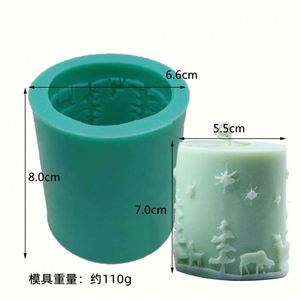 Molde de Silicona 3D para Velas de Navidad, Herramientas para Repostería - Product Image 3