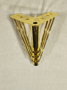 Pieds de table en fonte d'acier de haute qualité, robustes, luxueux et modernes, couleur or, pour salon, chambre, bureau, salle à manger - Product Image 5