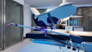 Bàn điều hành chân chủ sở hữu thiết bị Allen phong cách yellofins stirrups phẫu thuật lithotomy hệ thống định vị với y tế footrests - Product Image 3