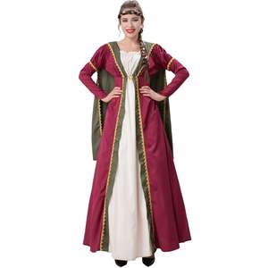 Disfraz de Halloween Corte <span class=keywords><strong>Drama</strong></span> Cosplay Juego de rol Reina Capa Disfraz de actuación - Product Image 6