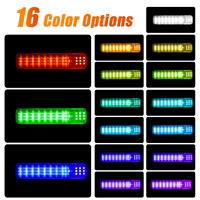 Lumière de courtoisie de panneau de porte de voiture LED RVB sans erreur de Canbus pour Chevrolet pour Hummer pour Cadillac lumière de porte de bienvenue