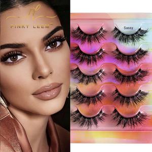 Pestañas de Visón 3D Pinky Leem, Juego de Pestañas de Tira Completa de 18 mm, Pestañas de Visón Esponjosas, Proveedor de Pestañas Veganas Libres de Crueldad - Product Image 3