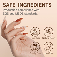 Vernis Gel UV Professionnel TOMICCA 8ML Écologique Longue Durée Séchage Rapide Non Toxique Couche de Finition Mate Fournitures pour Ongles en Bouteille