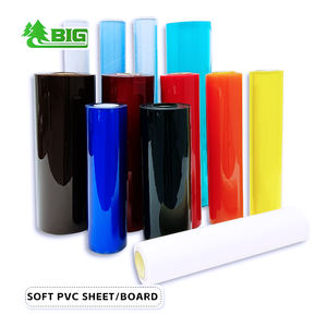 Lembaran <span class=keywords><strong>PVC</strong></span> Biru Transparan Boligao 0.7mm Super Jernih Fleksibel Anti-Minyak Gulungan <span class=keywords><strong>Film</strong></span> <span class=keywords><strong>PVC</strong></span> Plastik Kaca Lunak untuk Taplak Meja - Product Image 3