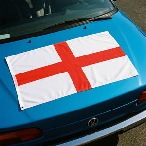 Дешевая цена, оптовая продажа, пользовательский флаг Англии 3x5 5x3 футов 60x90 см, полиэфирный флаг для размахивания руками для спортивных мероприятий - Product Image 2