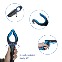 Outil de préhension pliable de 32 pouces avec aimant puissant à 360° ° Mâchoire rotative antidérapante