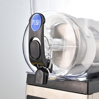 Machine à slush carbonaté à double réservoir pour cuisine commerciale avec moteur à économie d'énergie pour usage domestique et en restaurant