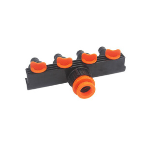 <span class=keywords><strong>Robinet</strong></span> de jardin à une entrée et quatre sorties, connecteur de <span class=keywords><strong>tuyau</strong></span> d'irrigation en ABS, fileté 1/2'' pour l'arrosage de la cour, le lavage des fleurs et des voitures - Product Image 4