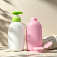 Vente flash - Flacons en plastique rose de 250 ml avec pompe à pression - Nettoyant visage - Lotion pour bébé - Crème pour le visage - Sérum pour la peau - Modèle 209