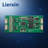 Lierxin LEX-DESK-LAMP HASL Lampe de bureau à protection oculaire, température de couleur variable, PCB FR-4 Tg150 2 couches PWM 2700K-6500K sans scintillement