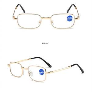 Lunettes de lecture pliables tendance 2025 pour hommes et femmes, lunettes de presbytie en métal pliables avec étui - Product Image 4