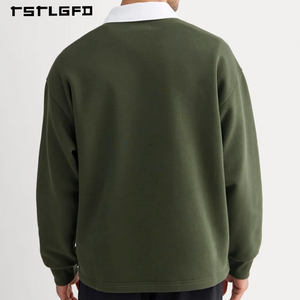 Camisas de Franela Casuales de Manga Larga para Hombre, Ecológicas, de Alta Calidad, Algodón Original, Verde Oliva, Diseño a Cuadros Premium, Estilo Vintage, Otoño - Product Image 4