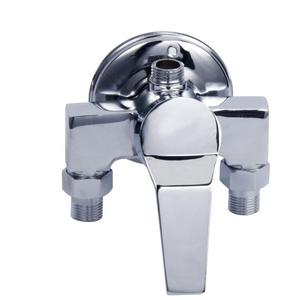 Exposed <b>Shower</b> Faucet Mix Valve 1 Hole Wall Mount Ceramic Core Brass Modern Bathroom Hot Cold Water <b>Control</b> - Product Image 5