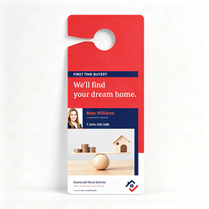Impression en gros de prospectus à suspendre personnalisés avec logo, 3,5x8,5 pouces, en papier couché, imperméables, fournisseur, faible MOQ, expédition rapide - Product Image 3