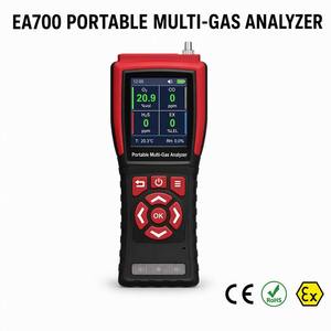 เครื่องตรวจจับก๊าซหลายชนิดแบบพกพา EA700 ชนิดดูดแบบปั๊ม, ตรวจจับ CO2, NH3, CO, O2, H2S, ก๊าซไวไฟ - Product Image 1