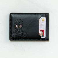 Penjepit Uang Multi-Kartu Pendek Klasik, Tempat Kartu Nama Sederhana untuk Pria, Dompet ID, Hadiah Bisnis Promosi yang Stylish