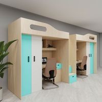 Lit superposé en bois de haute qualité, moderne, gain de place, écologique, avec bureau et tiroirs, pour garçons/filles, idéal pour l'école, l'hôtel, l'appartement, la chambre à coucher