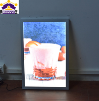 27 X 40 Kotak Lampu Poster Film LED Aluminium Bingkai Gambar Ultra Tipis Snap Frame Menu Kotak Lampu LED