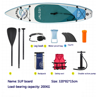 Planche à pagaie gonflable en EVA PVC à motif dauphin pour la pratique du surf en eaux océaniques - Durable et portable