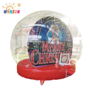 WINSUN Transparent Inflatable Snow Globe Inflatable Bubble Home <b>Tent</b> - Product Image 2