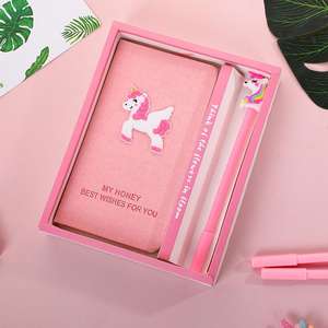 हॉट सेलिंग गुलाबी प्यारा कावायी ने नग्न पत्रिका डायरी बच्चों के लिए पेन सेट के साथ नोटबुक - Product Image 4