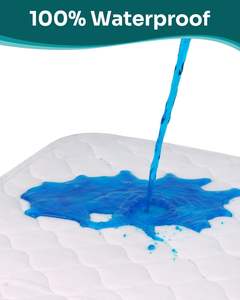 Almohadillas lavables para cama de incontinencia Protector de colchón impermeable para adultos Niños Mascotas - Product Image 2